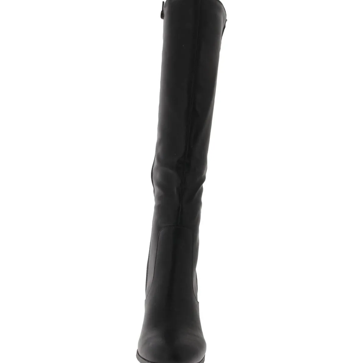 ADDYY Faux Leather Zipper Knee-High Boots