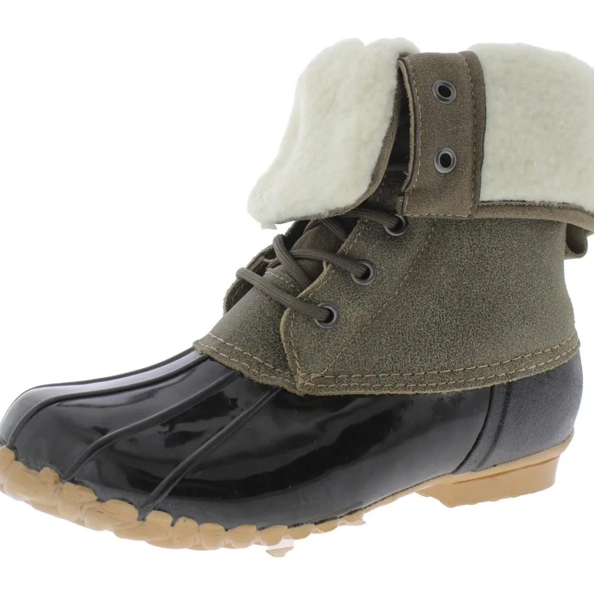Adele Leather Faux Fur Winter & Snow Boots