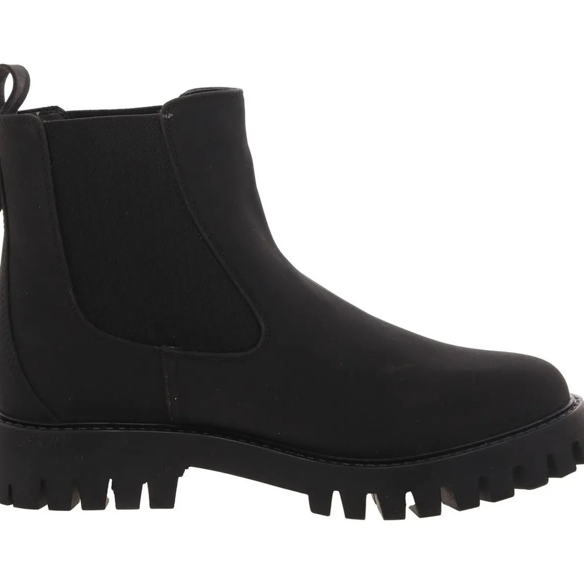 Alara Faux Leather Block Heel Chelsea Boots