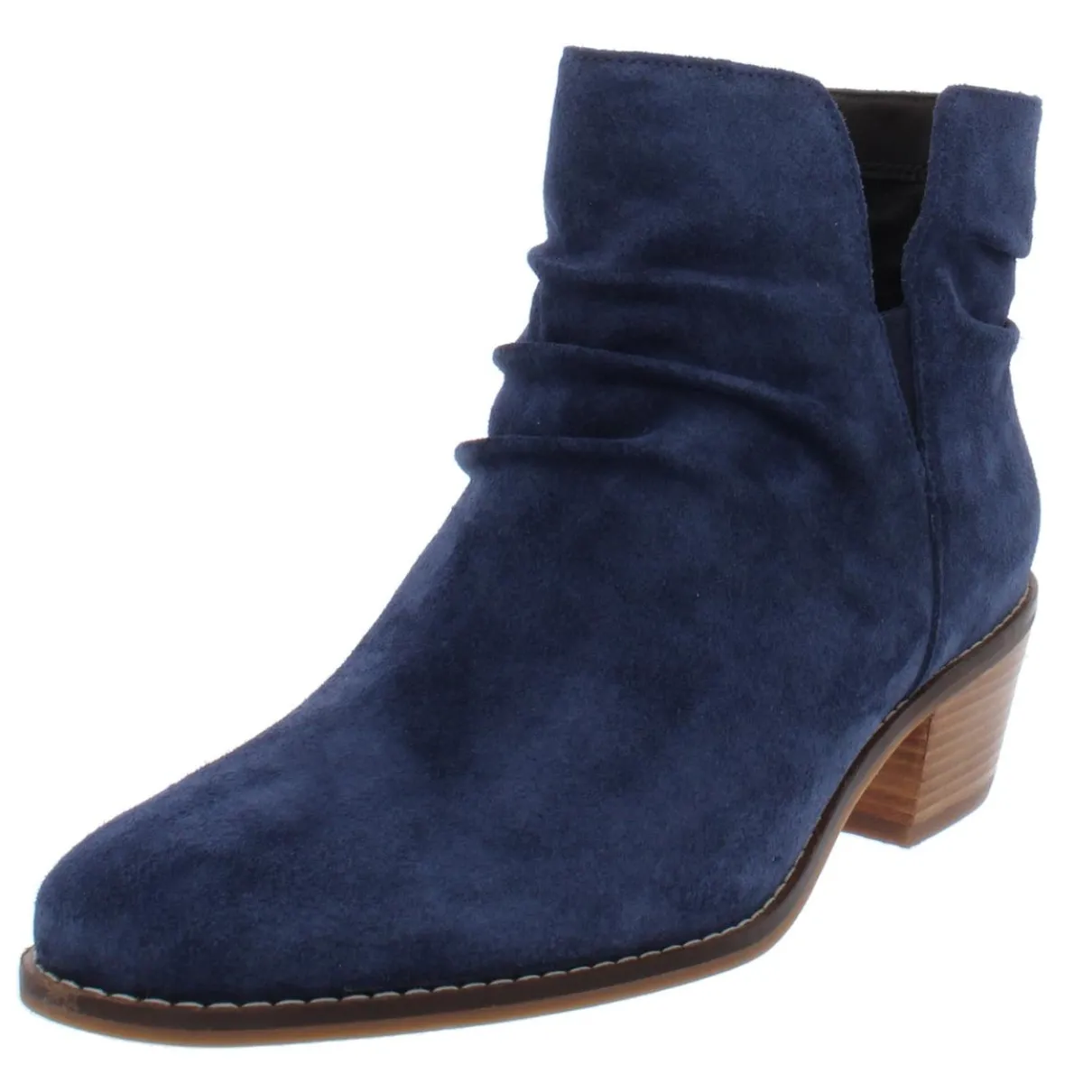 Alayna Suede Block Heel Booties