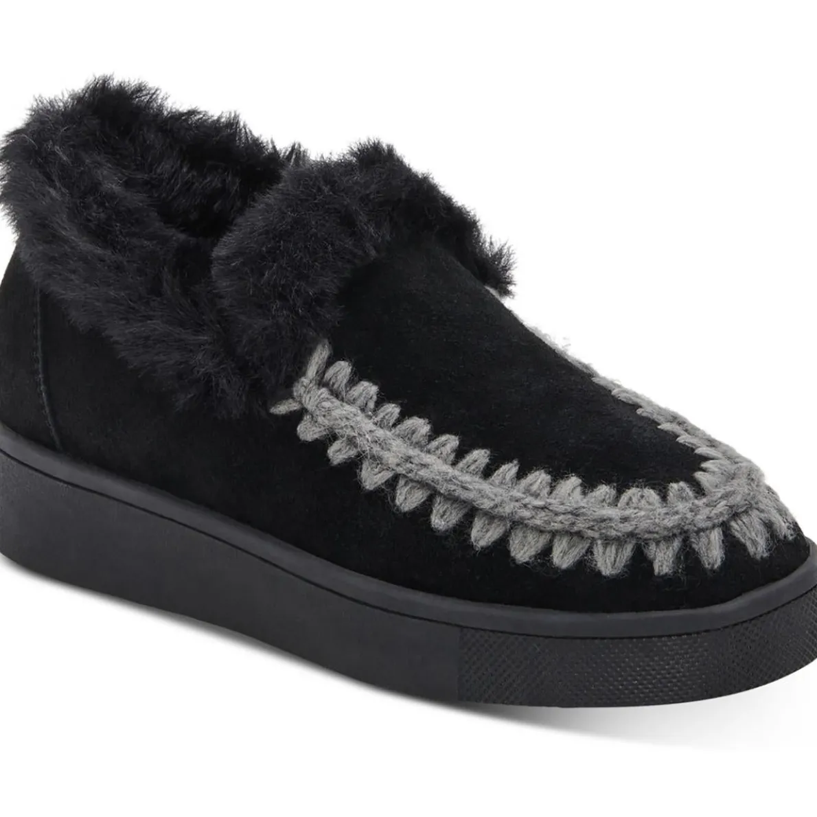 Albina Faux Fur Lined Suede Shooties