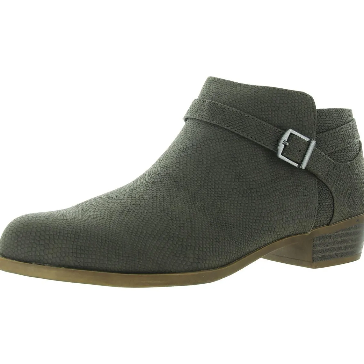 Alexander Faux Leather Ankle Booties