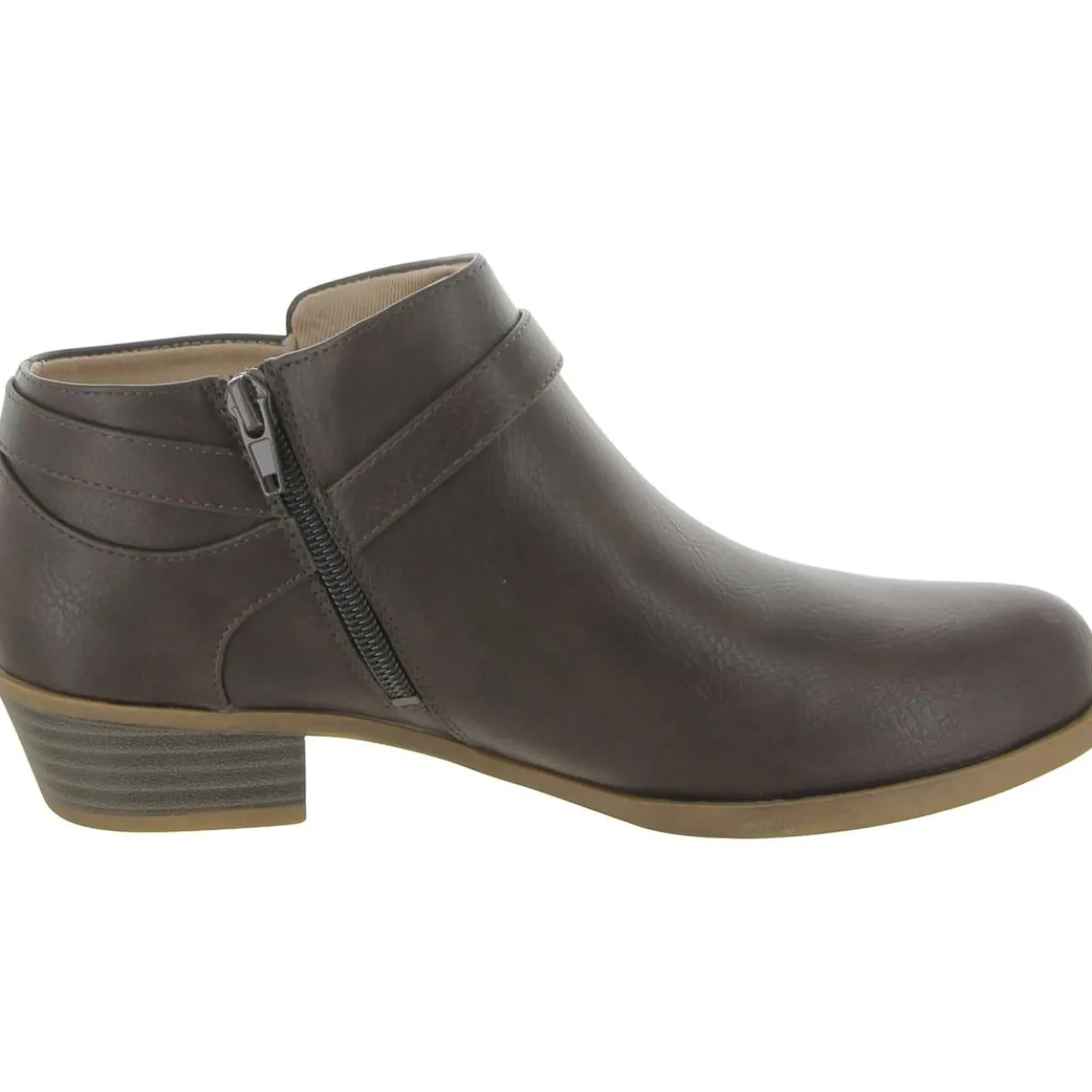 Alexander Faux Leather Ankle Booties