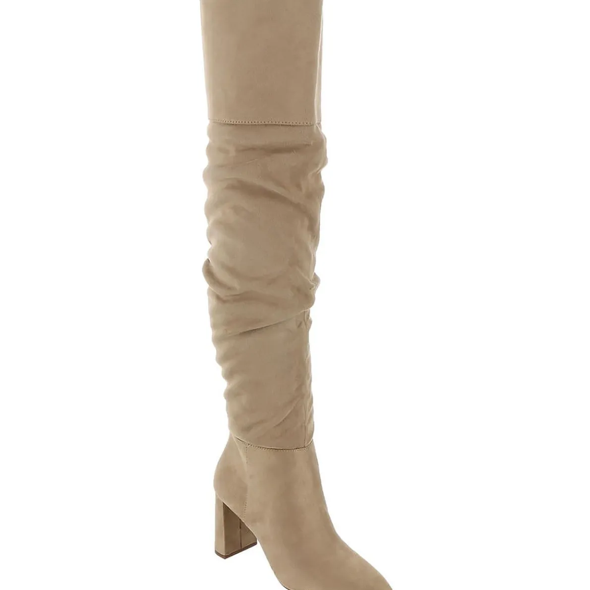 Alexiana Pointed Slouchy Thigh-High Boots