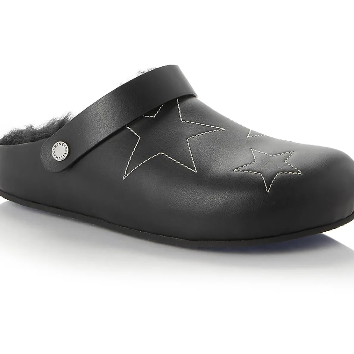 Alter Sporty Faux Fur Lined Faux Leather Clogs