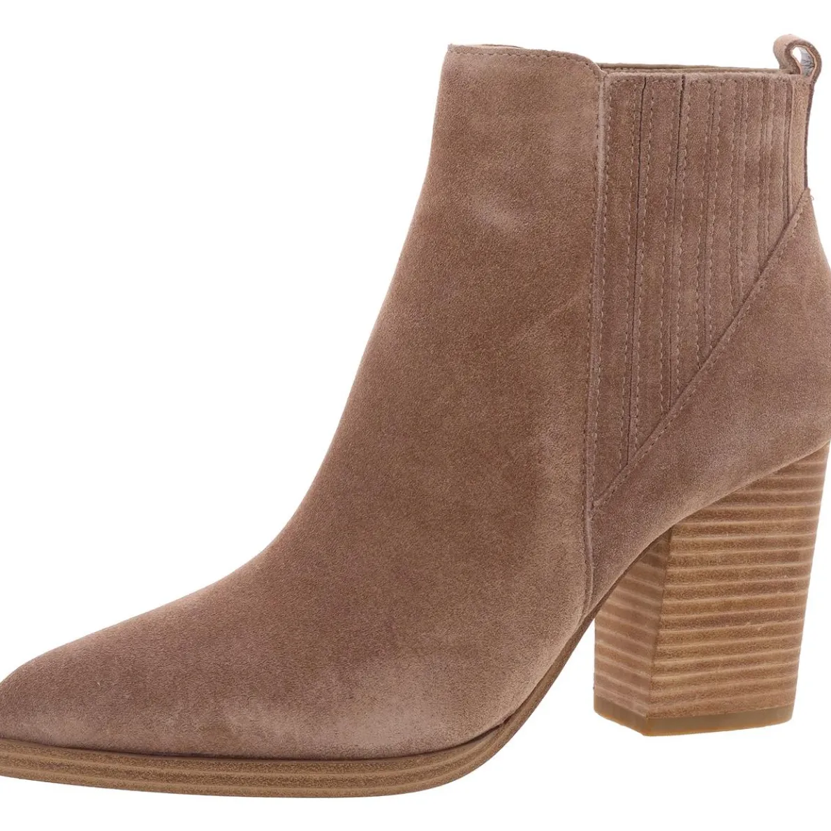 Alva Stretch Leather Ankle Boots