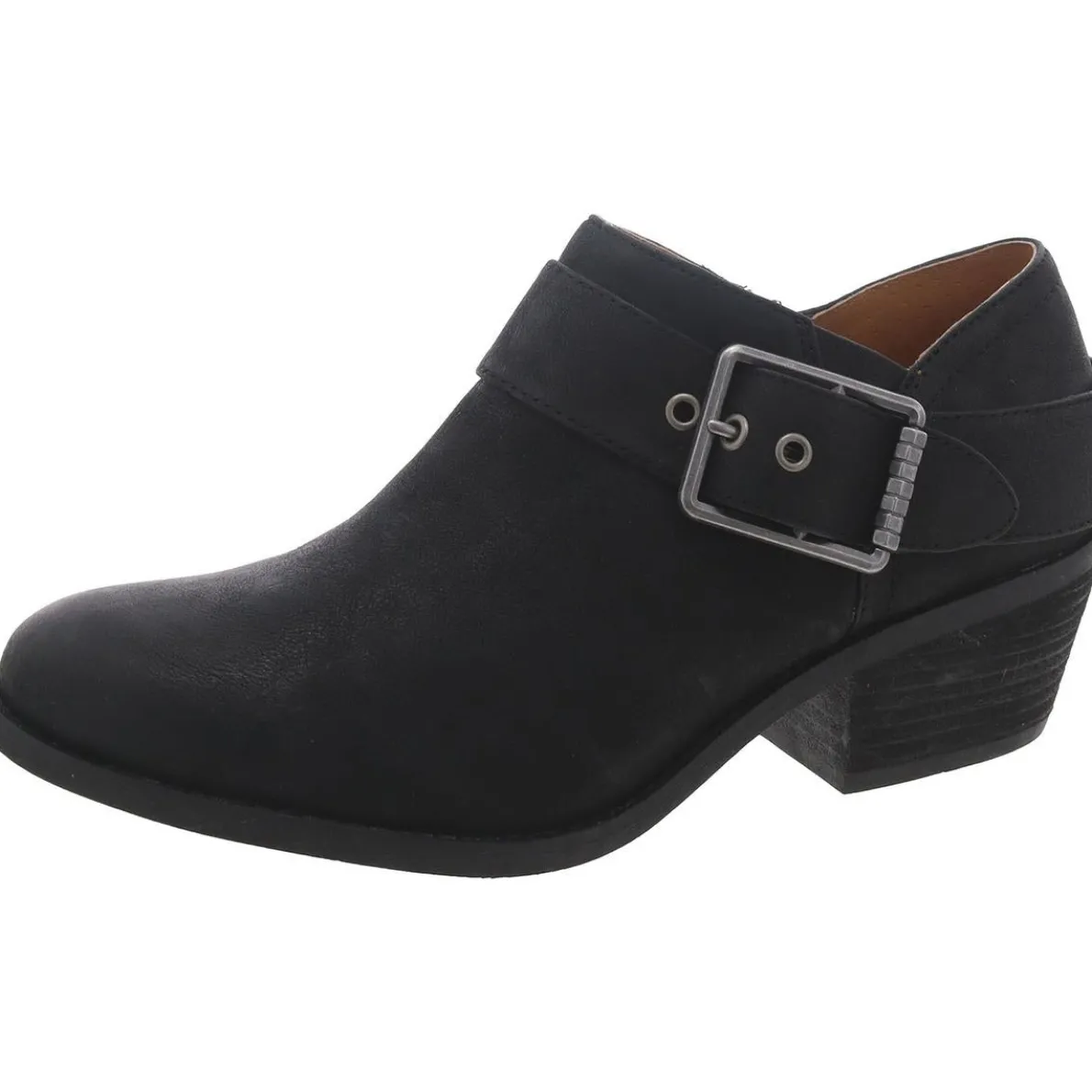 Alvie Buckle Leather Shooties