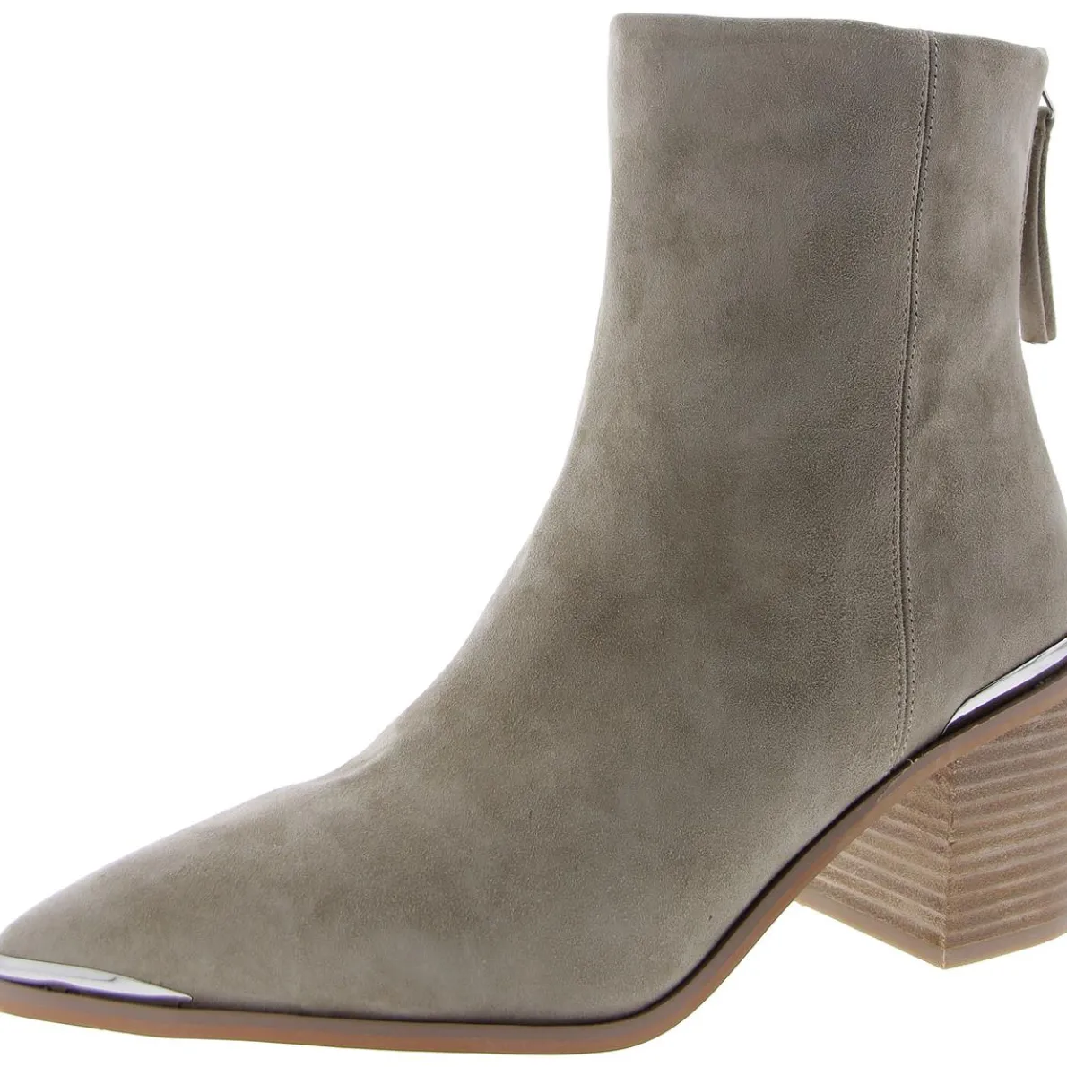 Amber Suede Block Heel Ankle Boots