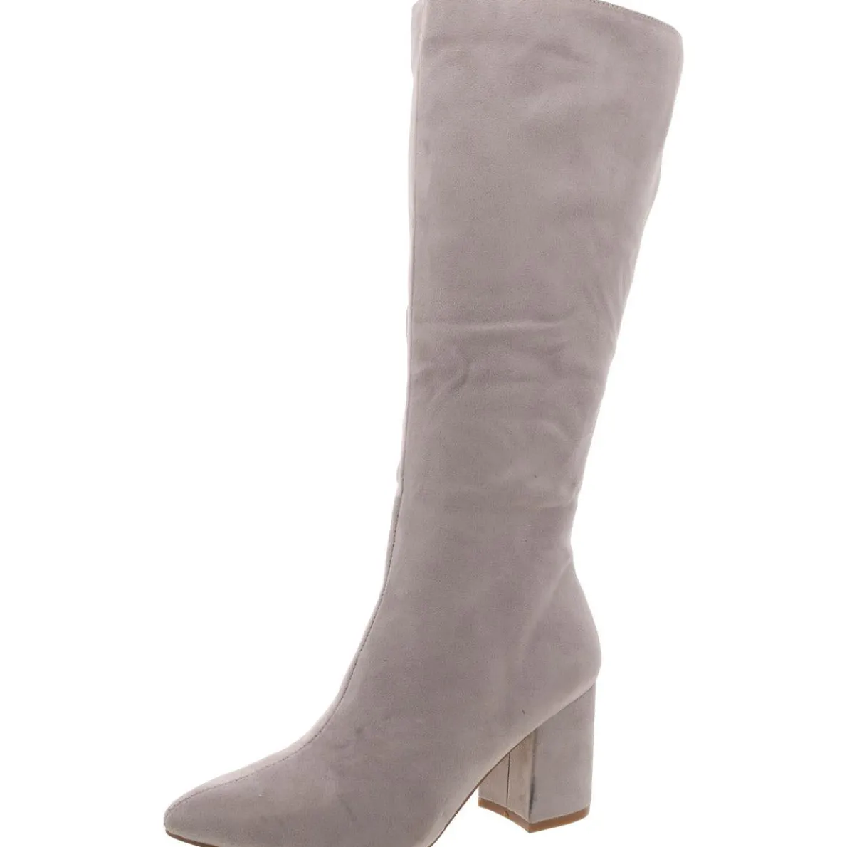 AmeyliaWC Faux Suede Solid Knee-High Boots