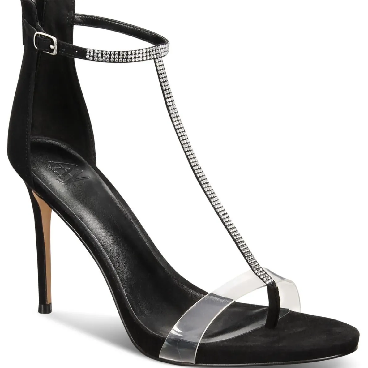 ANIYA T-Strap Embellished Ankle Strap