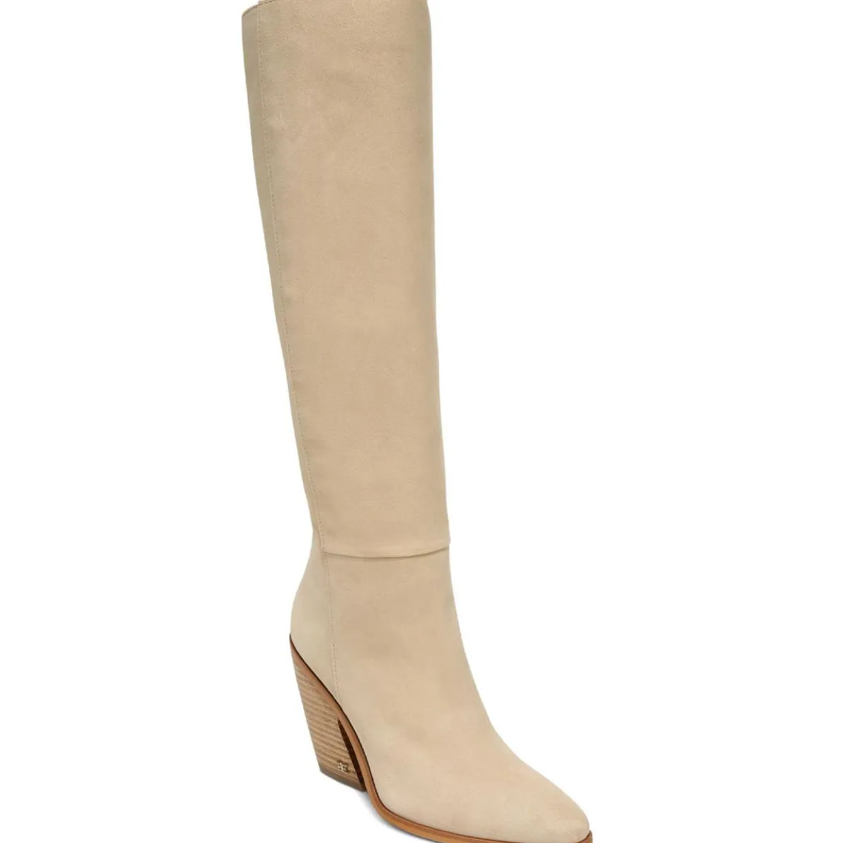 Annabel Zipper Almond Toe Knee-High Boots