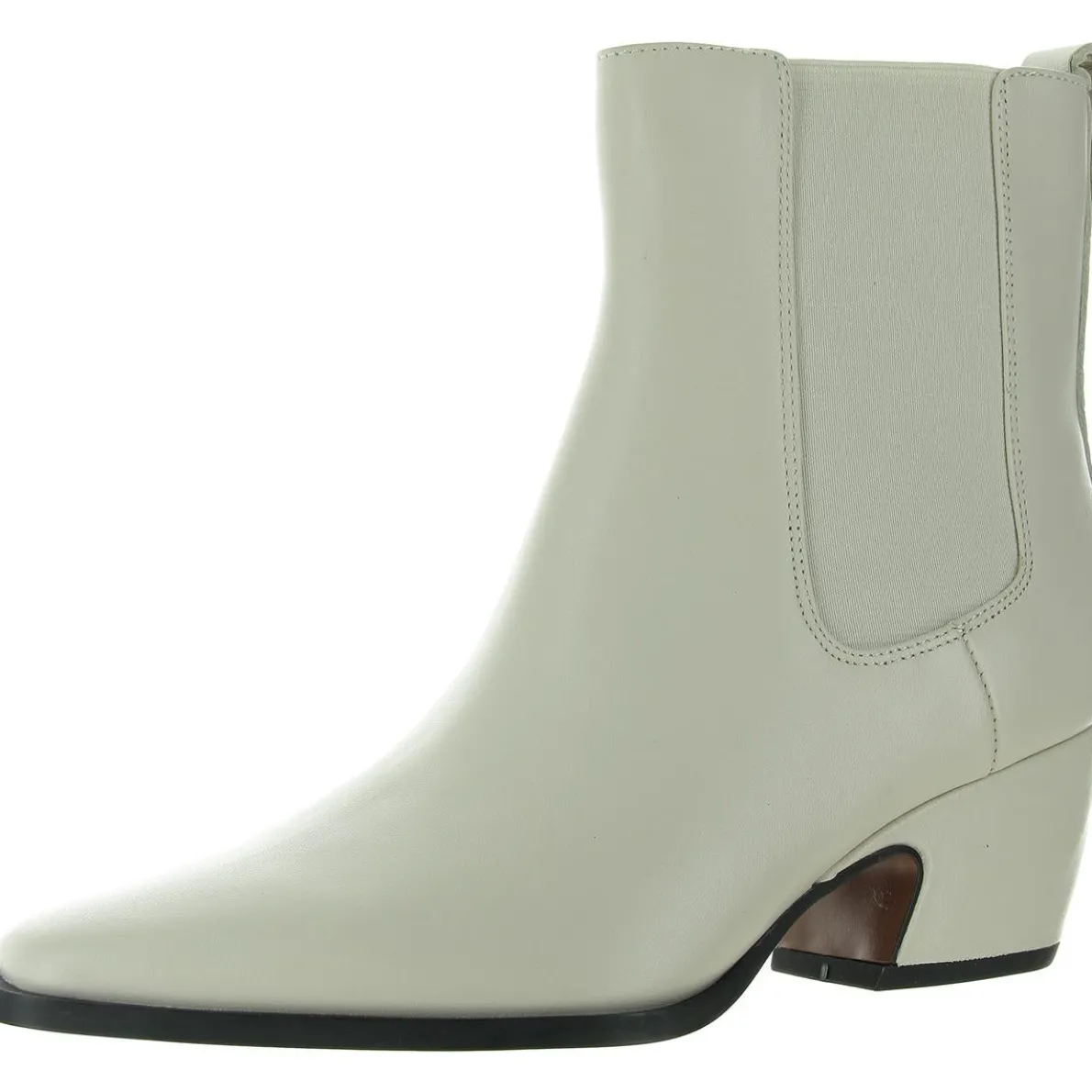 VIANCA Zipper Leather Booties