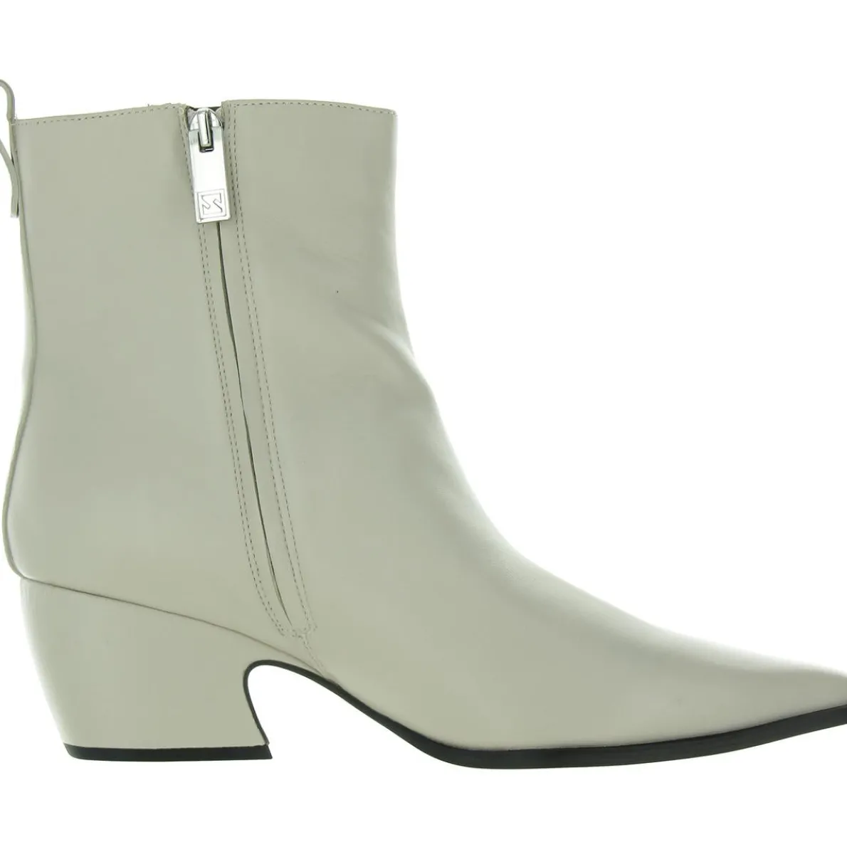 VIANCA Zipper Leather Booties