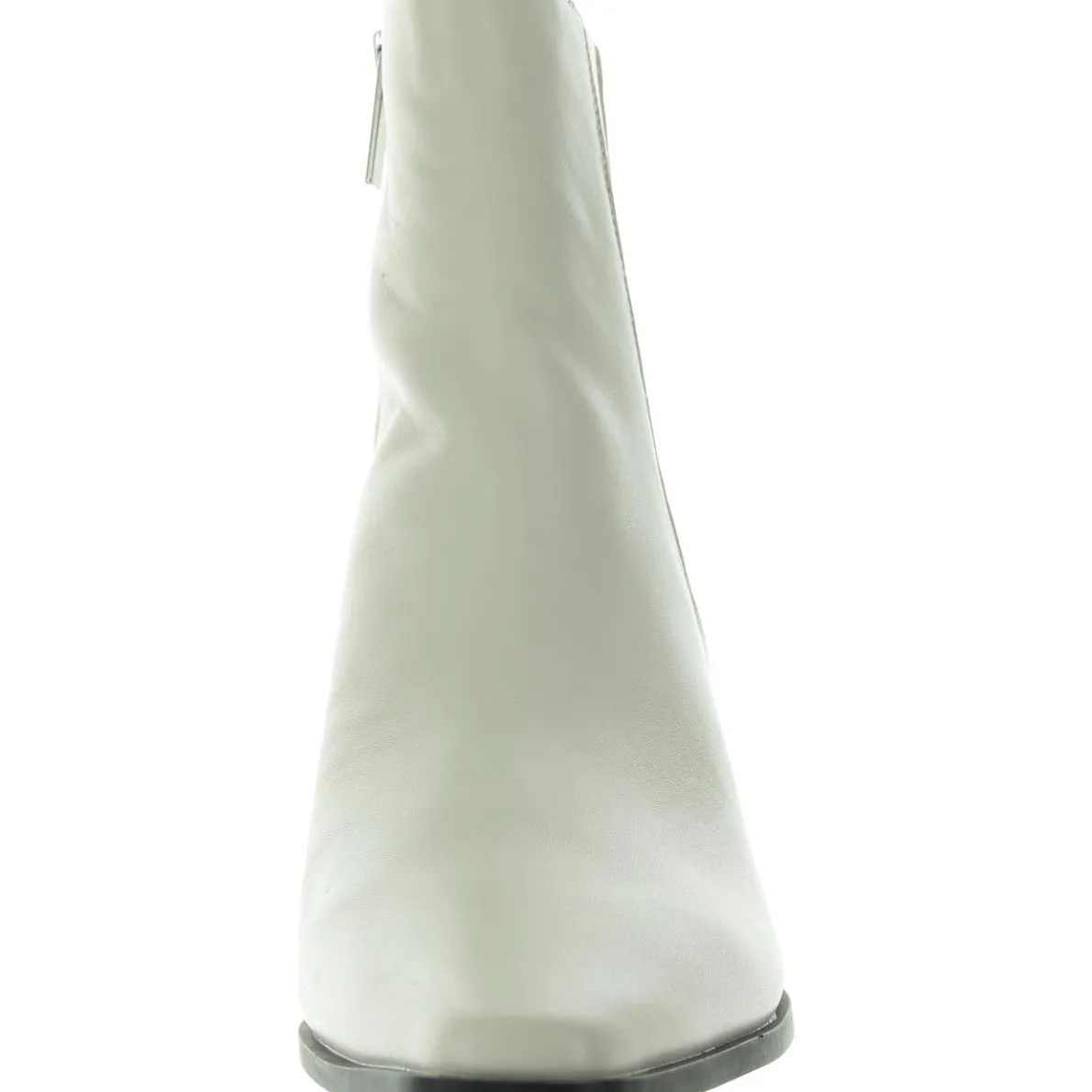 VIANCA Zipper Leather Booties