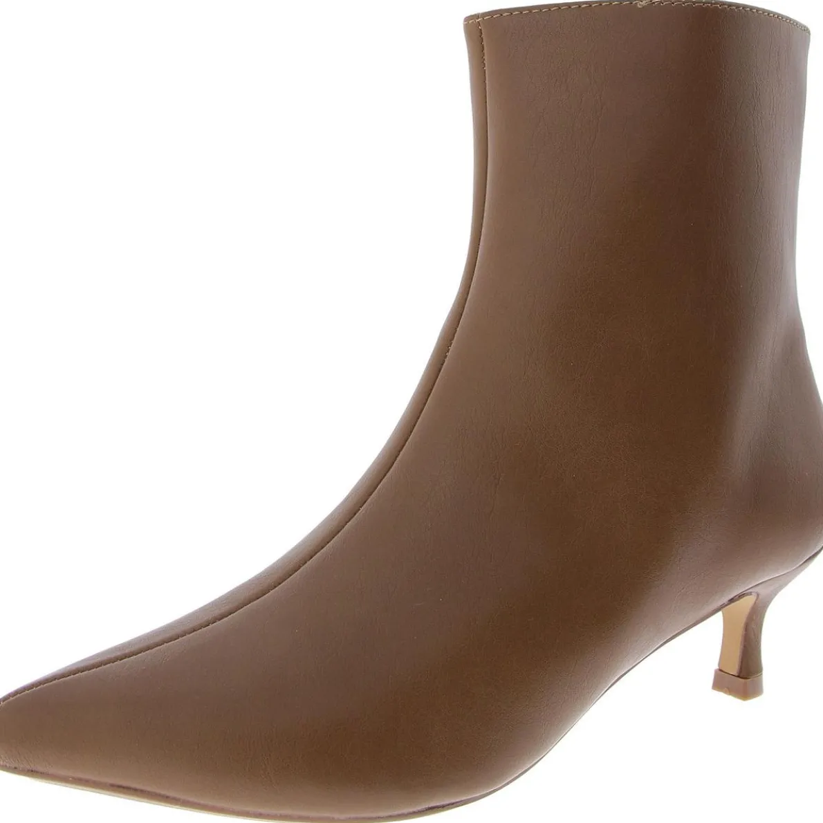 Arely Faux Leather Pointed Toe Ankle Boots