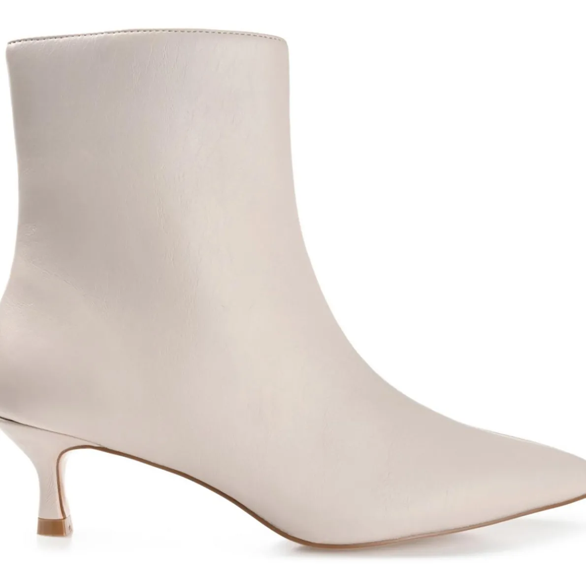 Arely Faux Leather Pointed Toe Ankle Boots