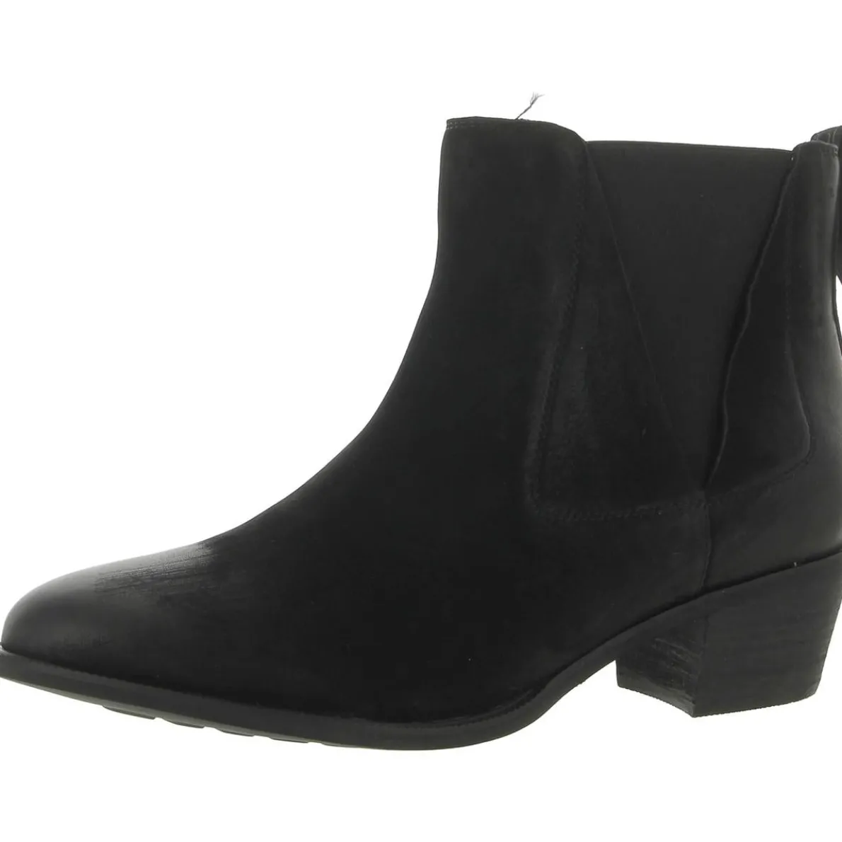 Arleta Leather Block Heel Booties