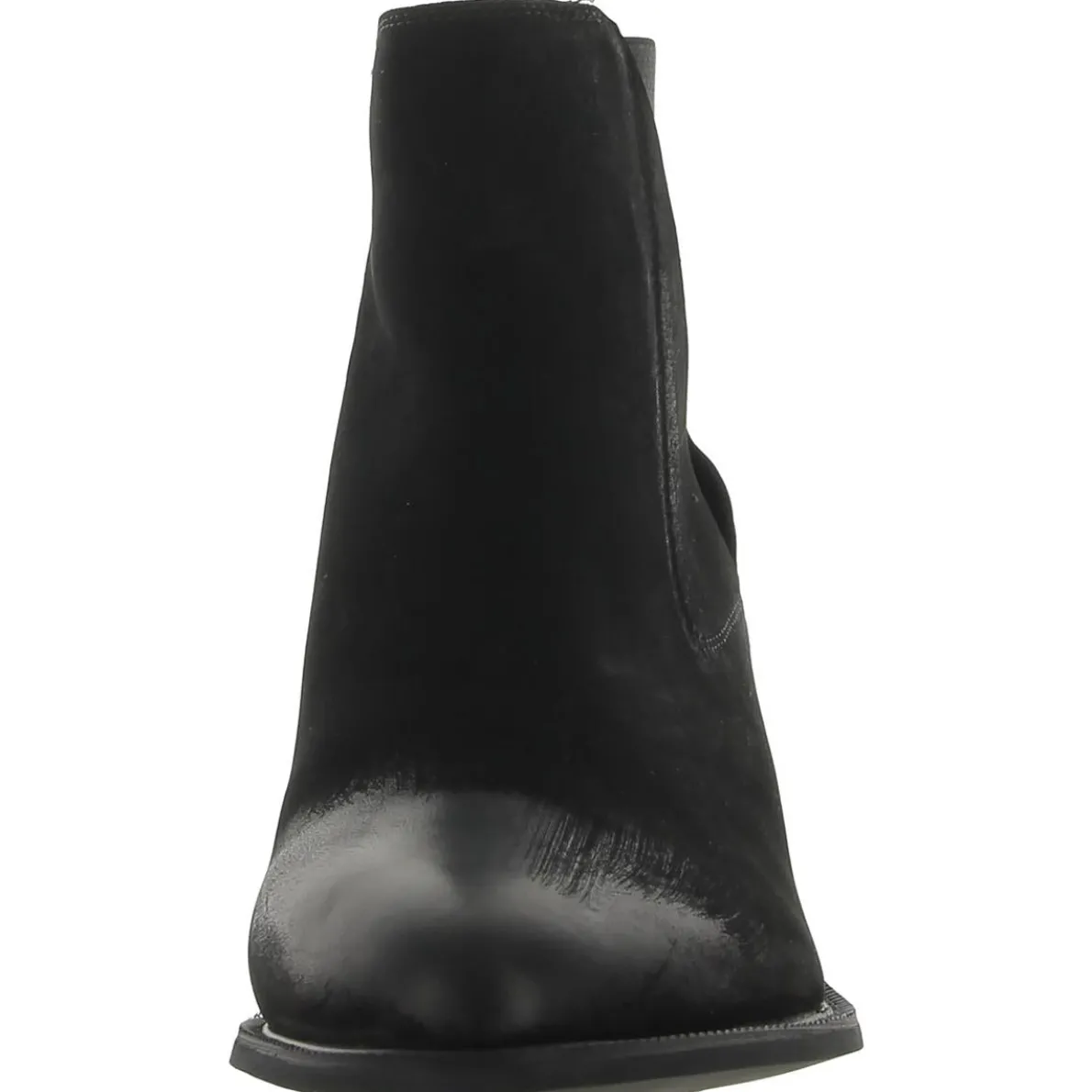 Arleta Leather Block Heel Booties