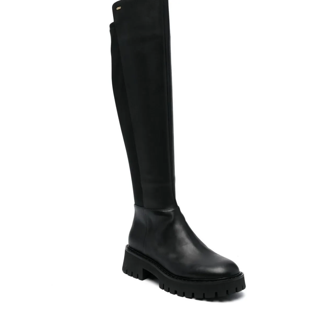Asher Zipper Leather Over-The-Knee Boots
