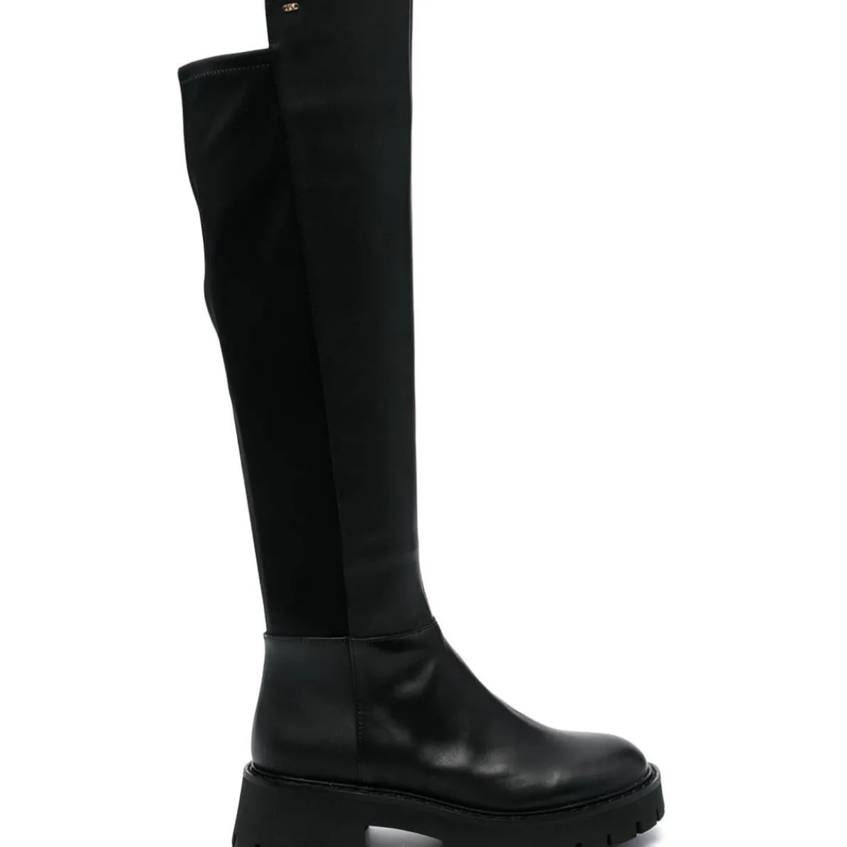 Asher Zipper Leather Over-The-Knee Boots