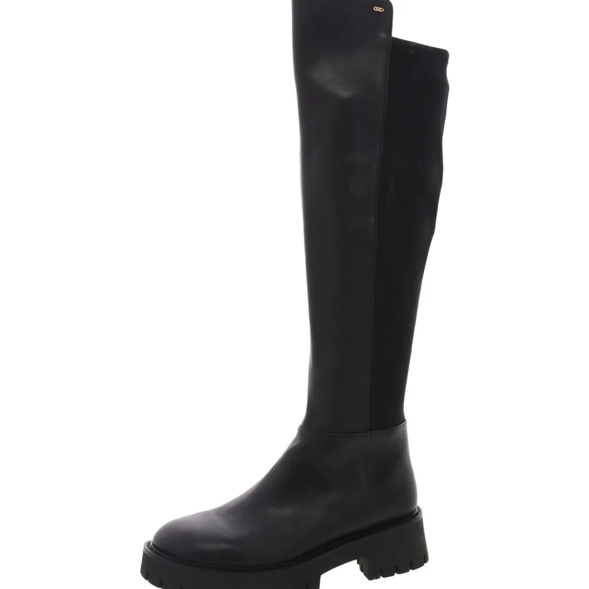 Asher Zipper Leather Over-The-Knee Boots