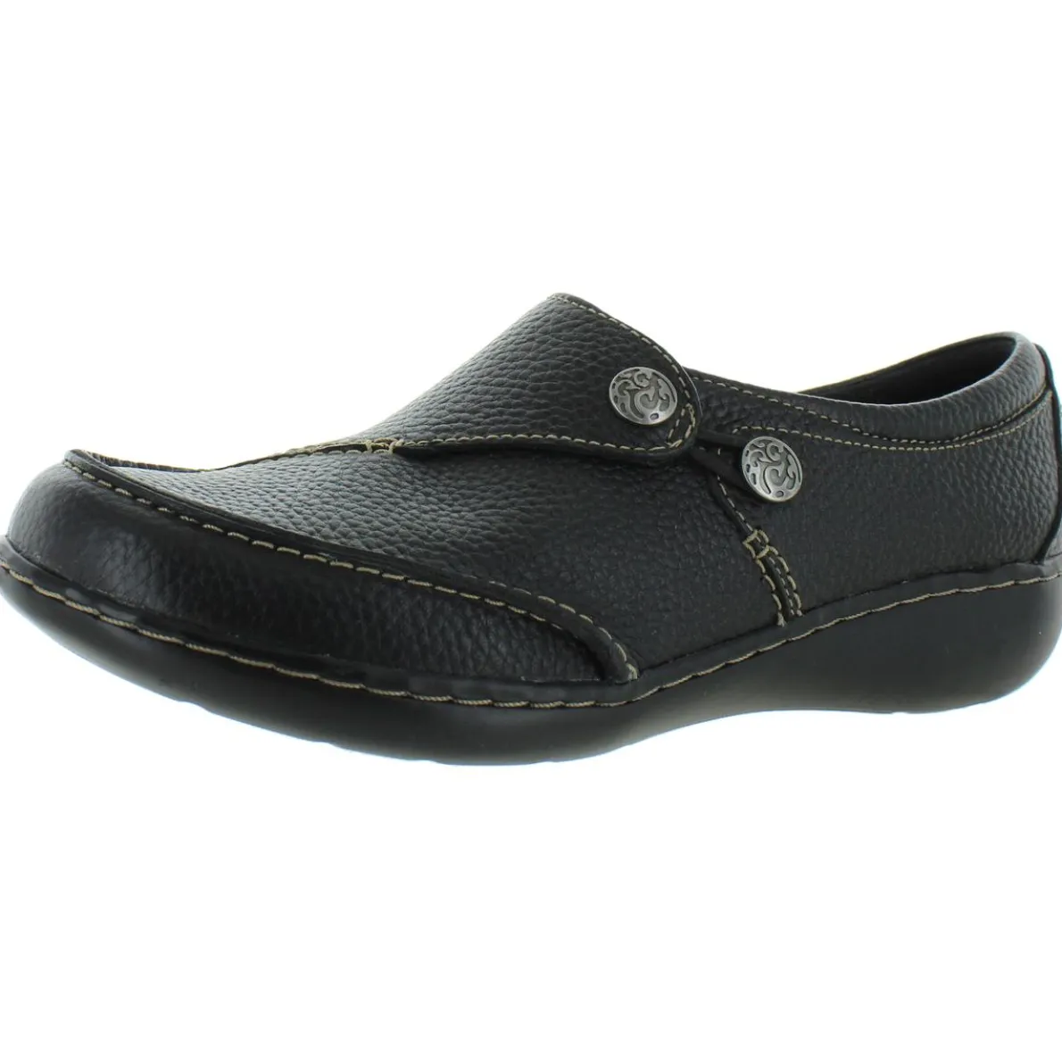 Ashland Lane Q Leather Ortholite Slip On Casual Loafer