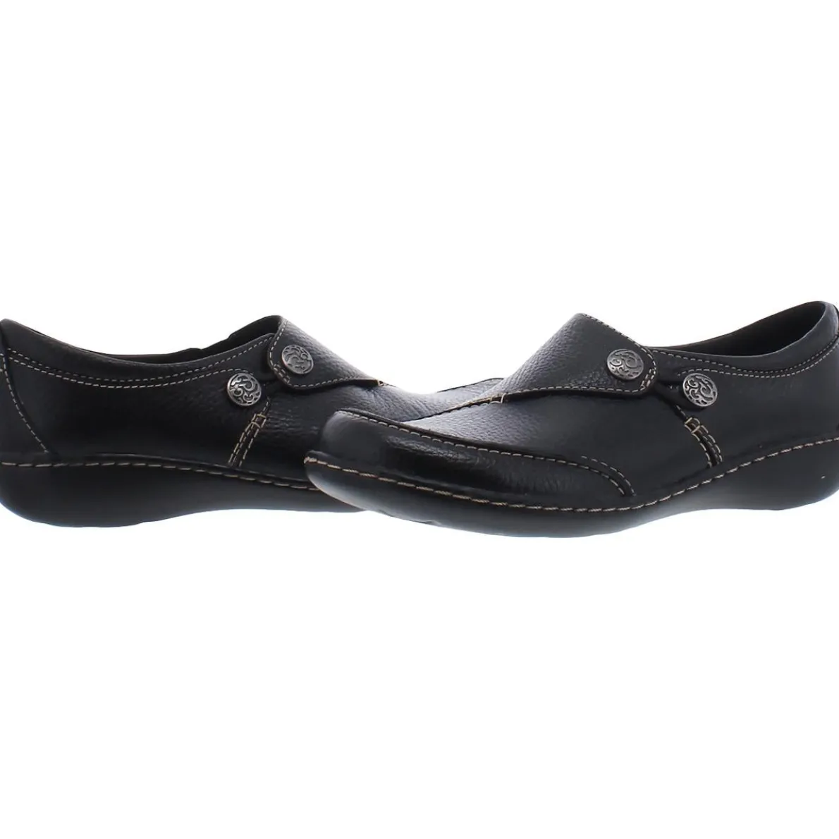 Ashland Lane Q Leather Ortholite Slip On Casual Loafer