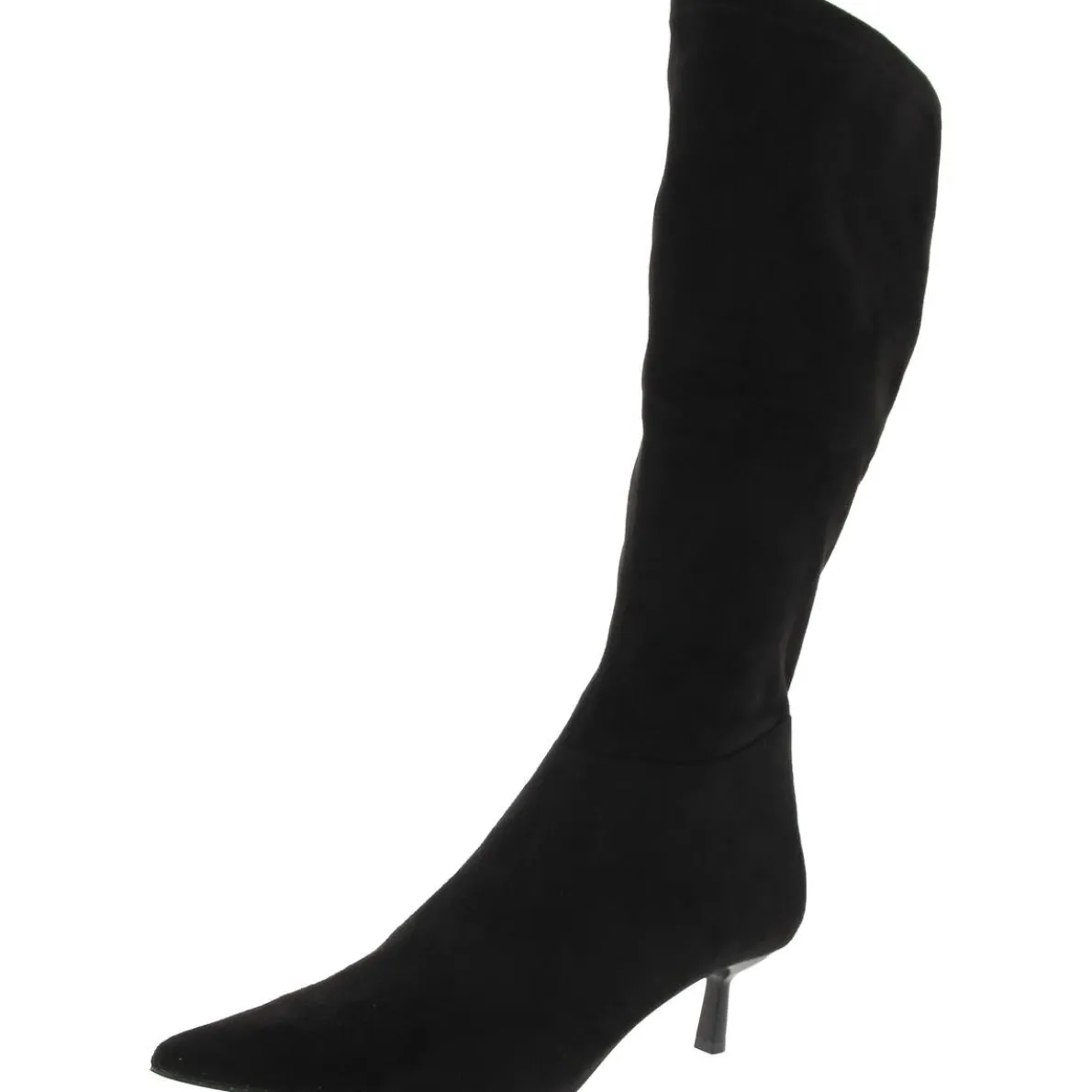 astoria Zipper Faux Suede Knee-High Boots