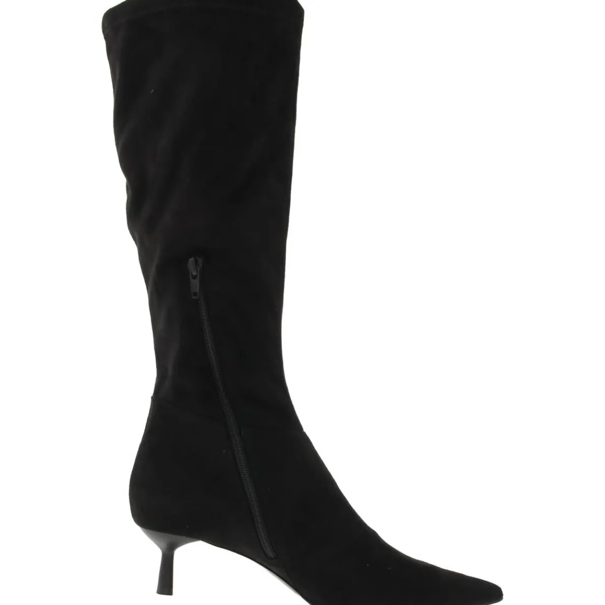 astoria Zipper Faux Suede Knee-High Boots