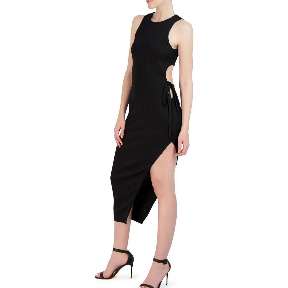 Asymmetric Cut-Out Bodycon Dress