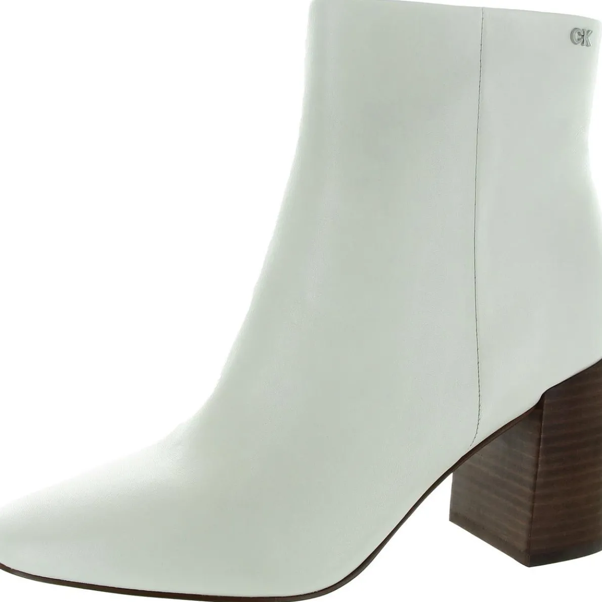 Audrina Leather Square Toe Booties