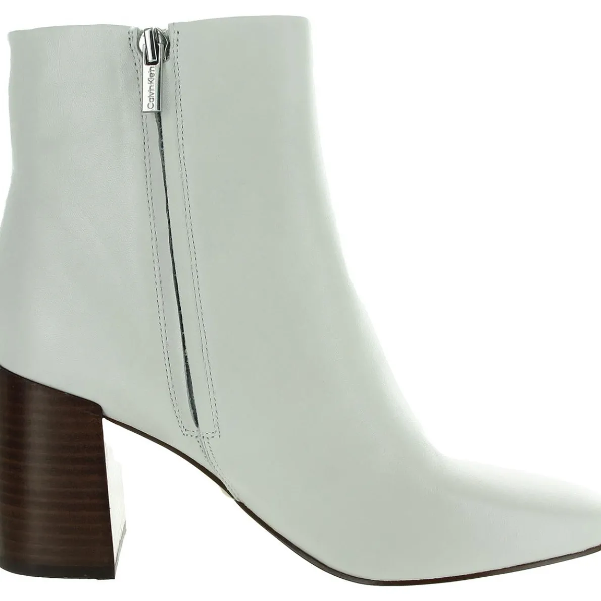 Audrina Leather Square Toe Booties