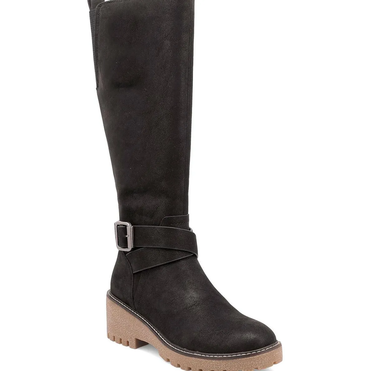 Kathleen Zipper Knee-High Boots