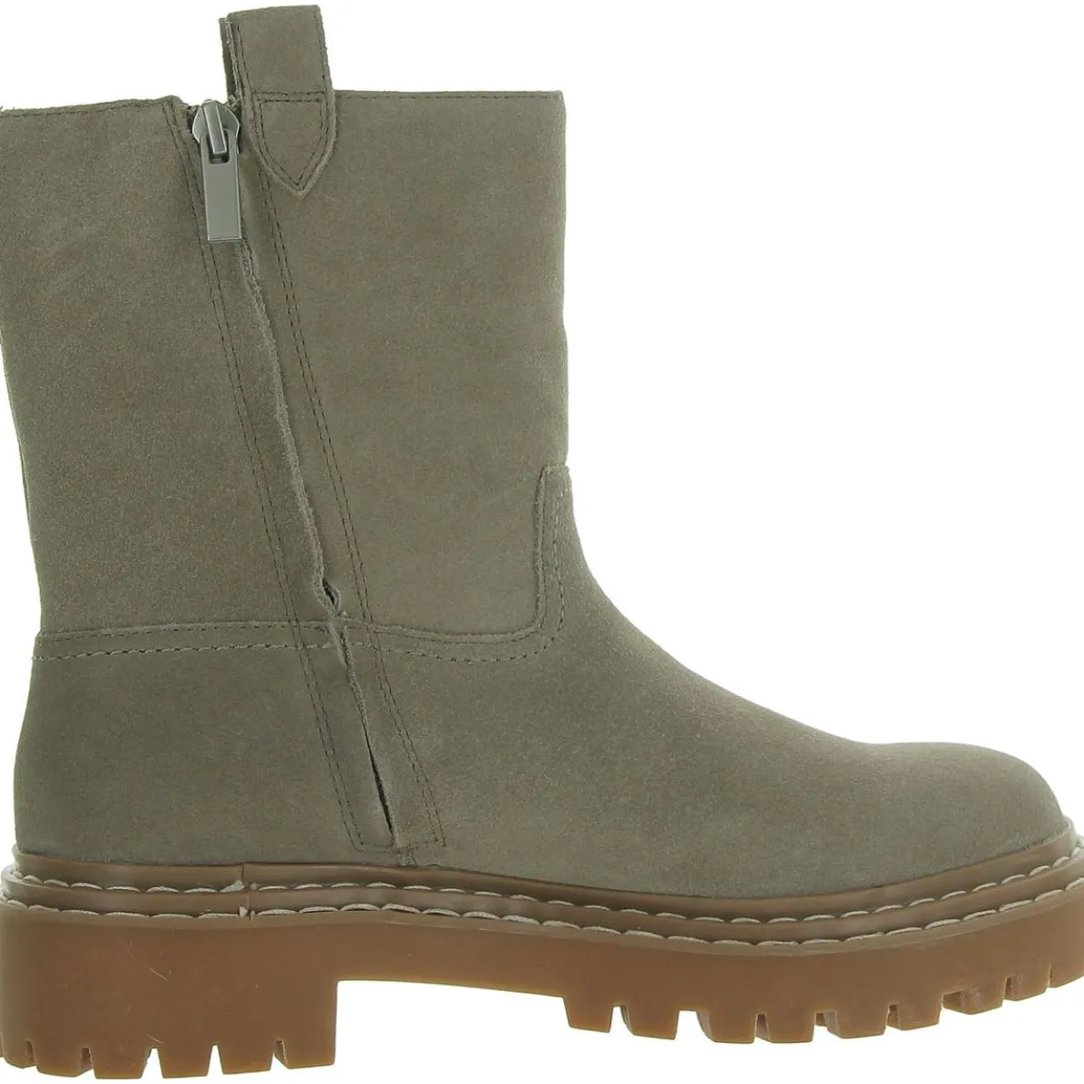 Adria Solid Pull On Mid-Calf Boots