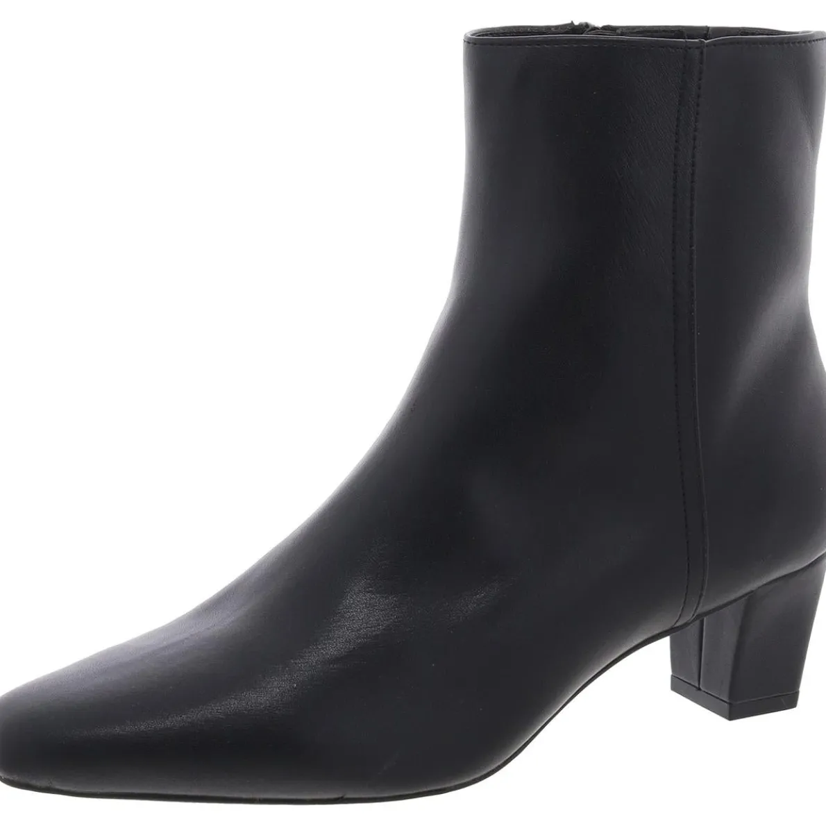 CARLIE Laceless Faux Leather Ankle Boots