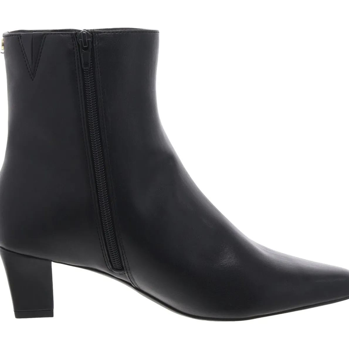 CARLIE Laceless Faux Leather Ankle Boots