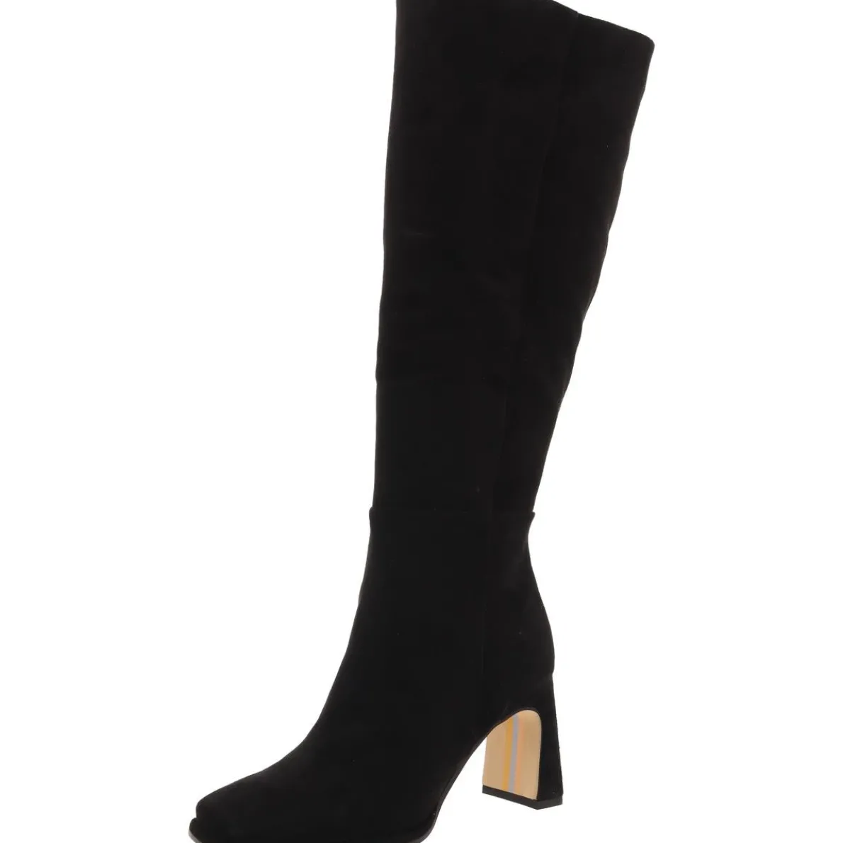 ISSABEL Zipper Leather Knee-High Boots
