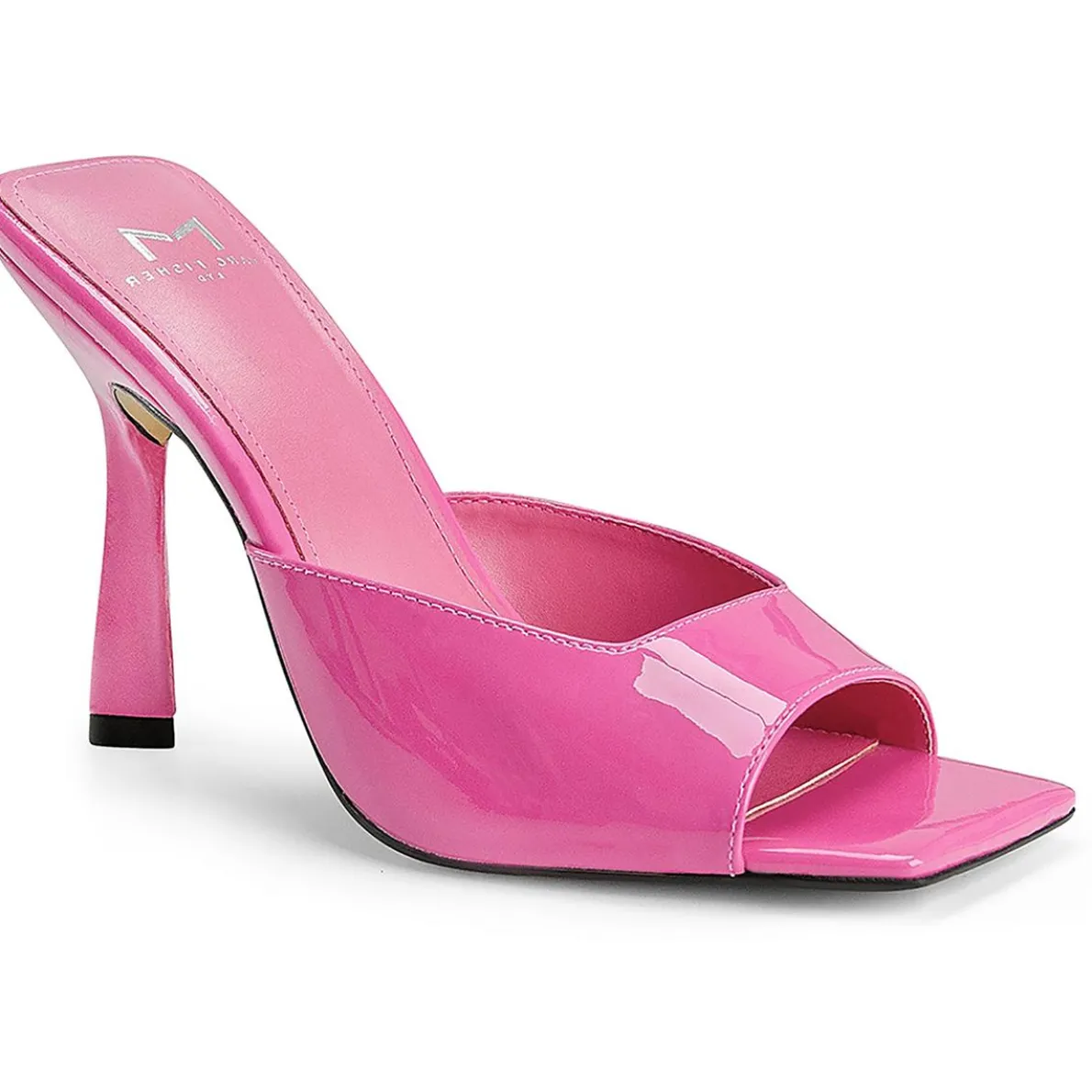 Baber Faux Leather Stiletto Slide