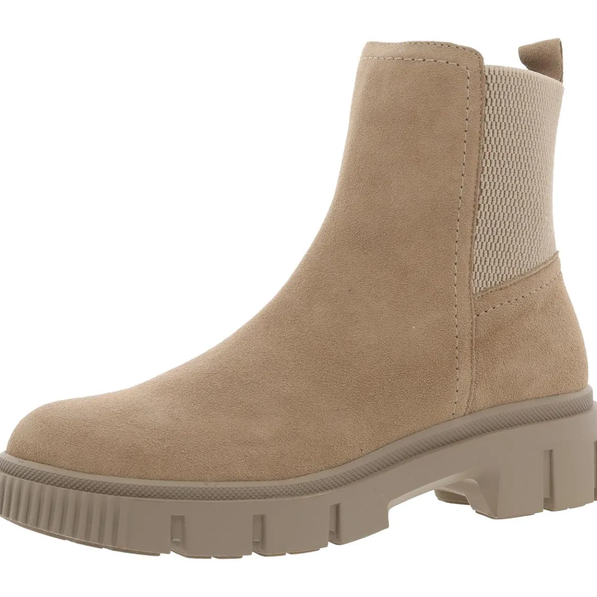 Bandit Zipper Suede Chelsea Boots