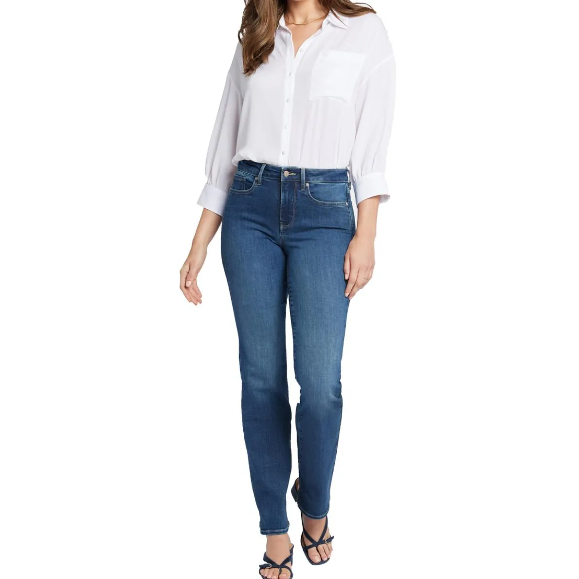 Barbara Mid-Rise Stretch Bootcut Jeans