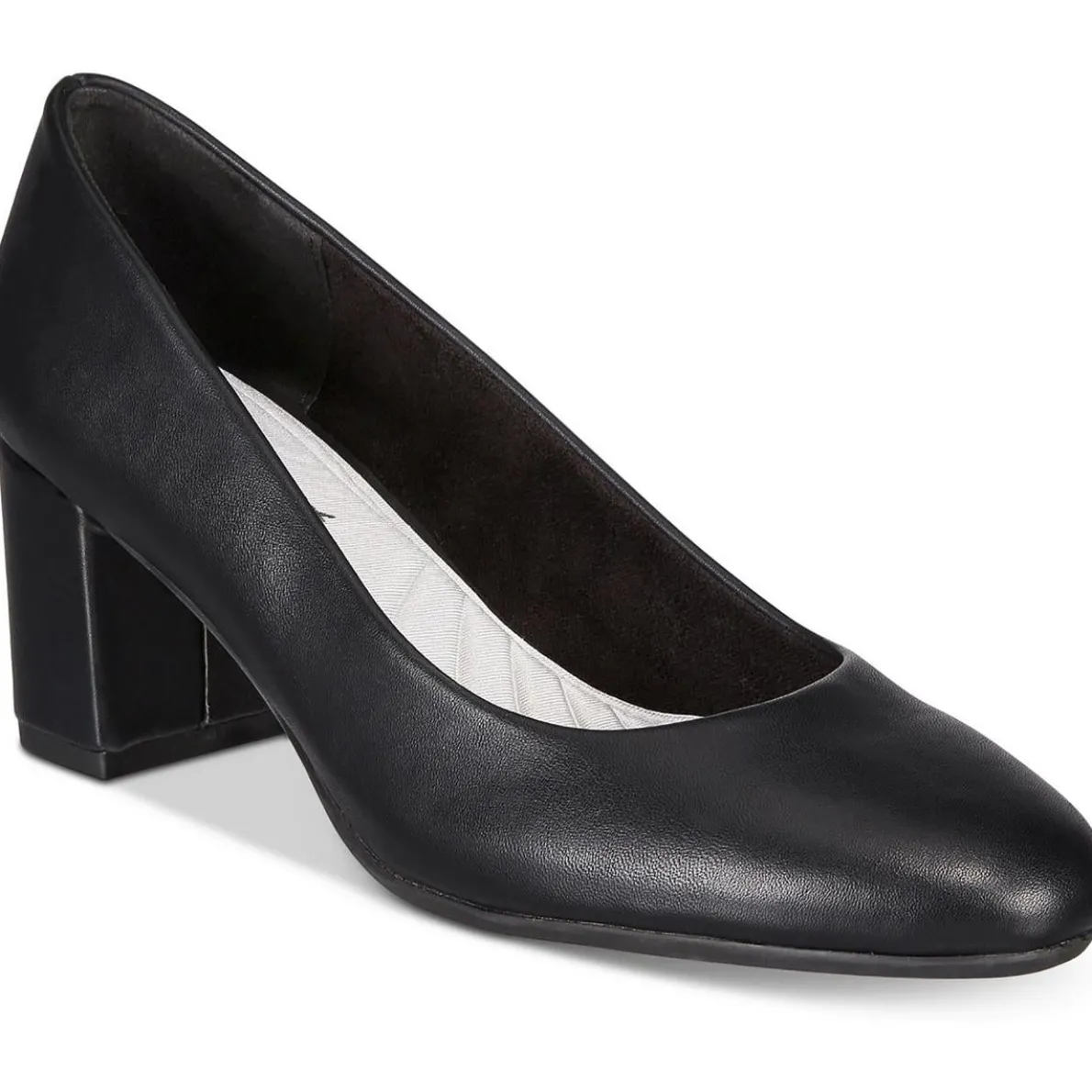 Proper Faux Suede Round Toe Dress Pumps