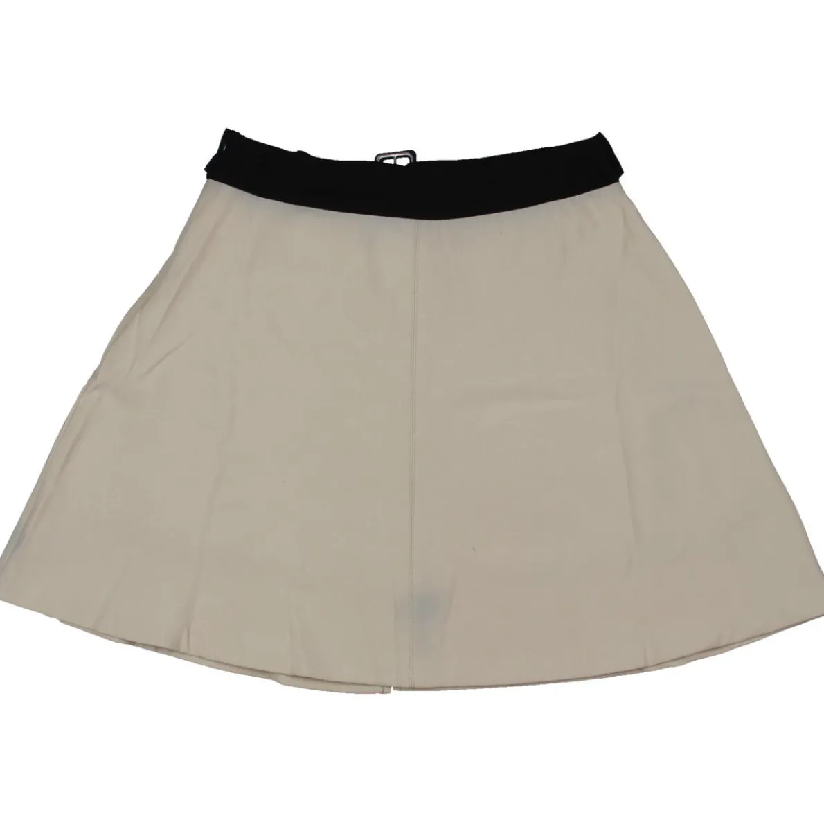 Belted Flare A-Line Skirt