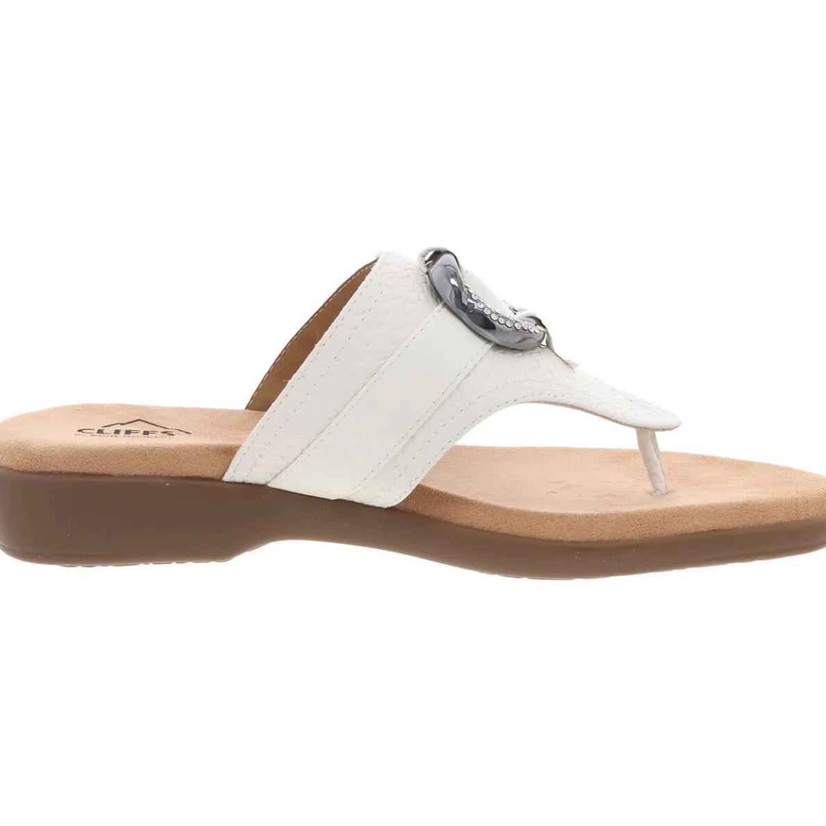 Benedict Faux Leather Thong Sandals