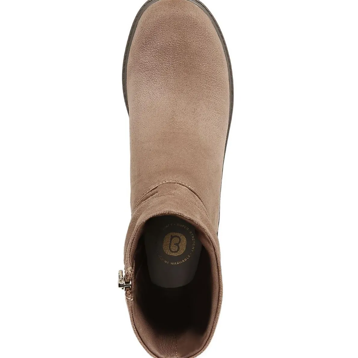 Berkley Faux Suede Ruched Ankle Boots