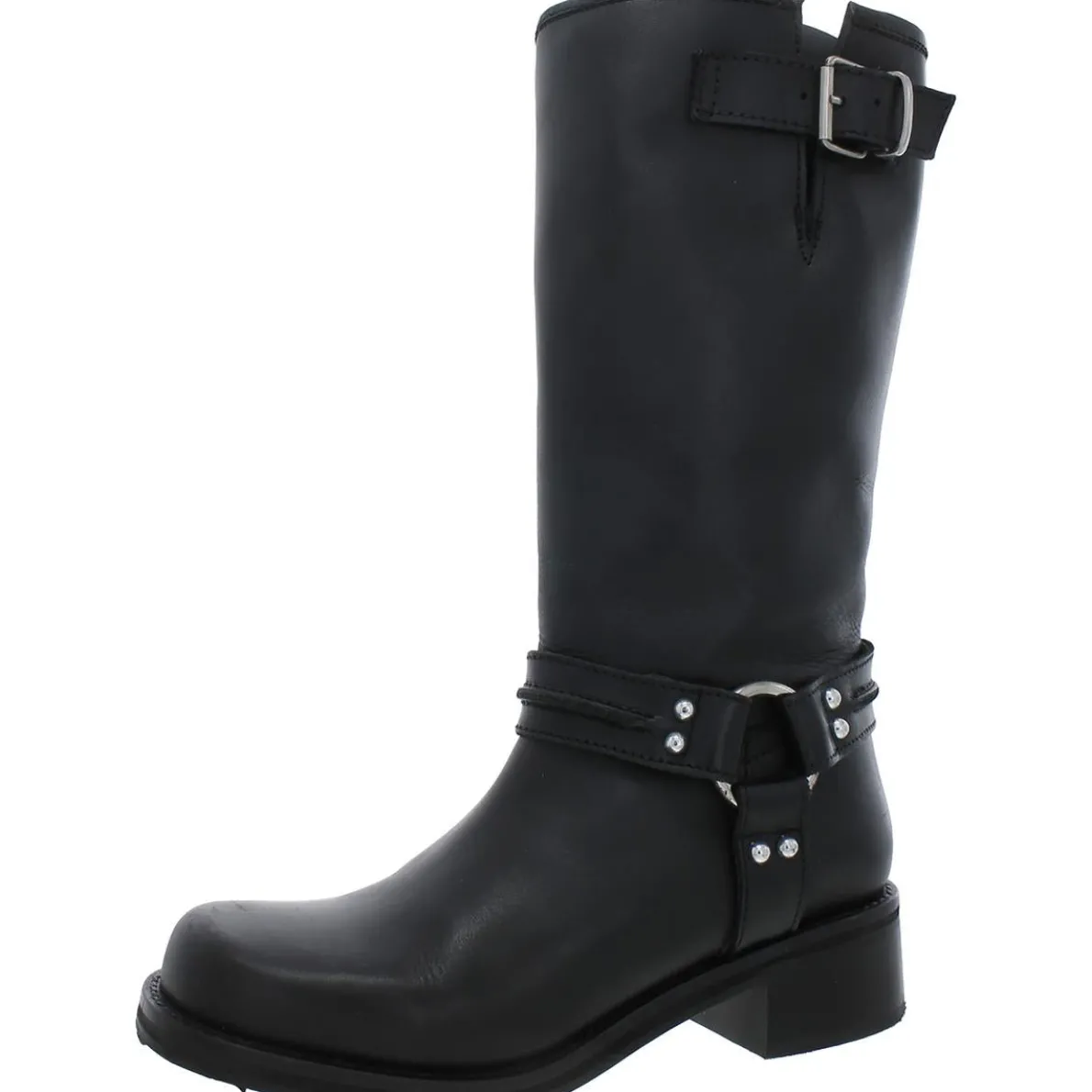 Berrit Harness Buckle Mid-Calf Boots