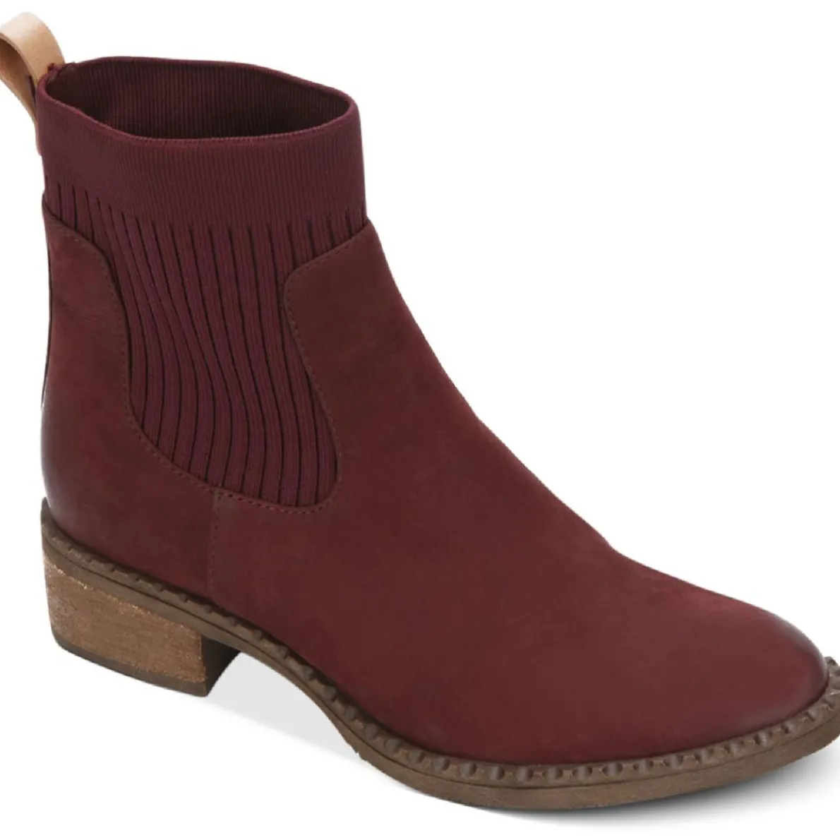Best Mixed Media Pebbled Chelsea Boots