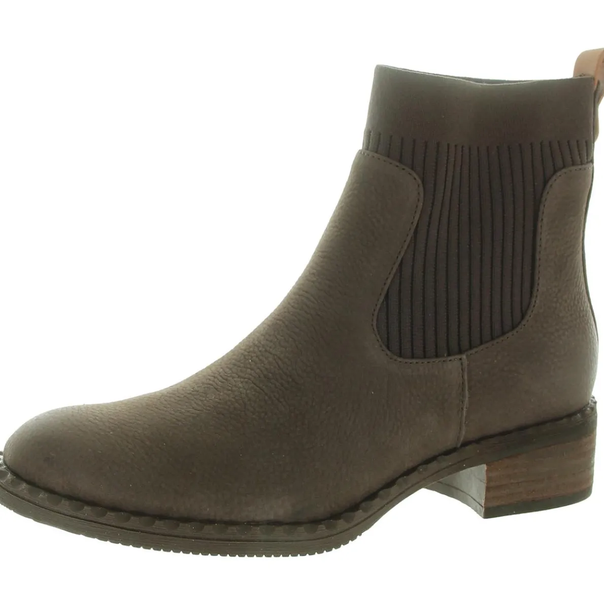Best Mixed Media Pebbled Chelsea Boots