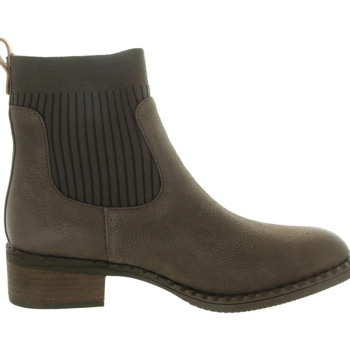 Best Mixed Media Pebbled Chelsea Boots
