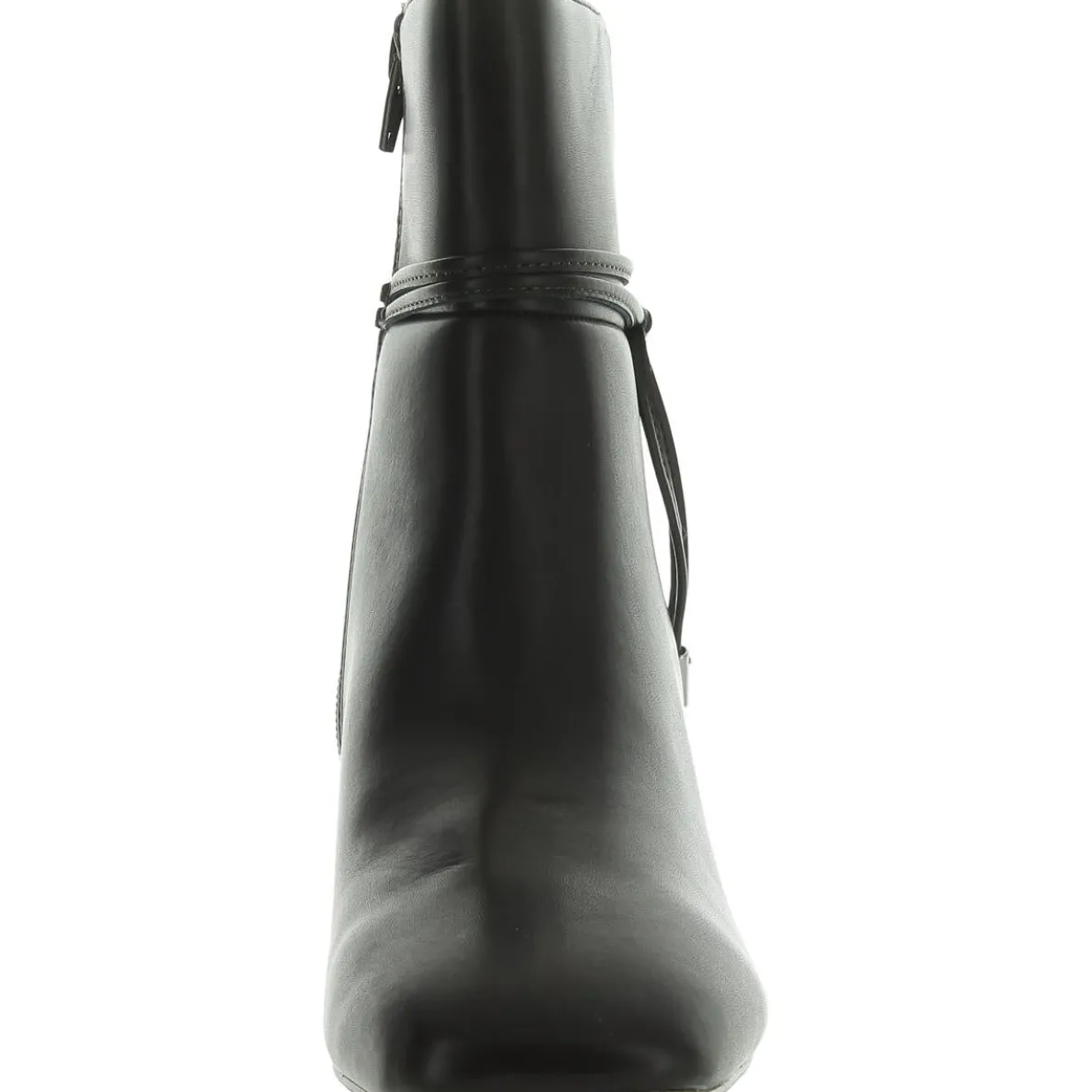 Beverley Faux Leather Square Toe Booties