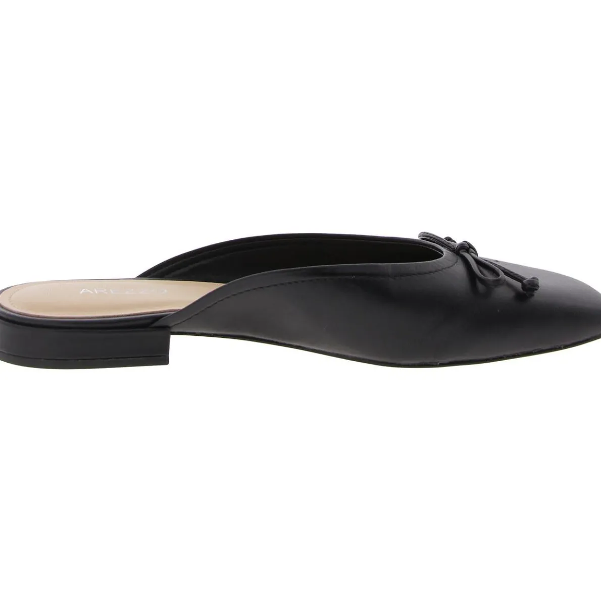 BHFO Bow Leather Flat Shoes
